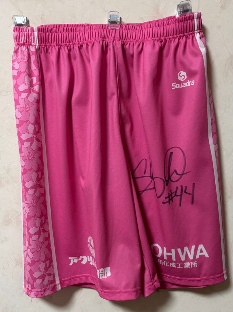 実使用 サイン入りユニ　シャキール・ハインズ バンビシャス奈良 2024-25