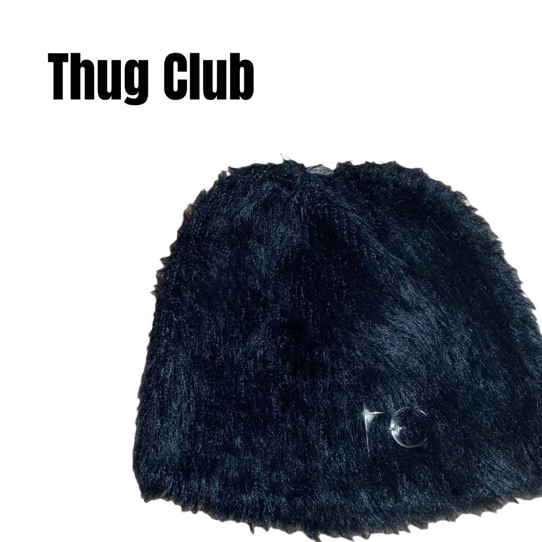 Thug Club 黒 ニット帽