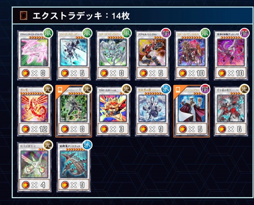 構築済みデッキ　ガチ構築シンクロン　シク多数　レアリティUPに！