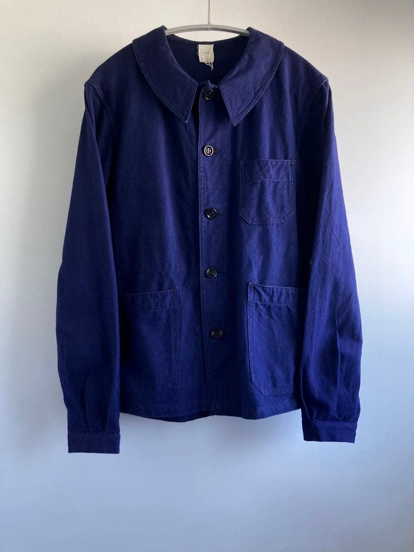 ジャケット・アウター 40s French Vintage Indigo Metis Work JKT