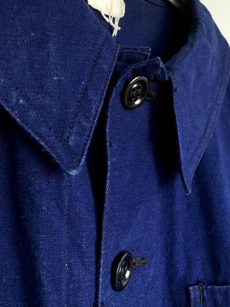 ジャケット・アウター 40s French Vintage Indigo Metis Work JKT