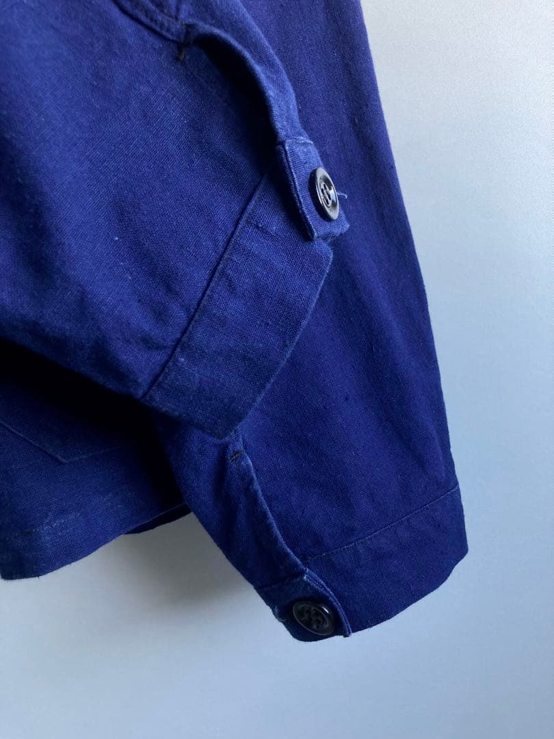 ジャケット・アウター 40s French Vintage Indigo Metis Work JKT
