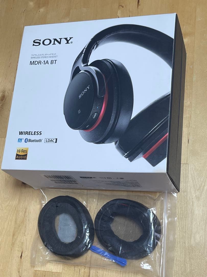 SONY MDR-1ABT ワイヤレスヘッドホン　イヤーパッド新品付き