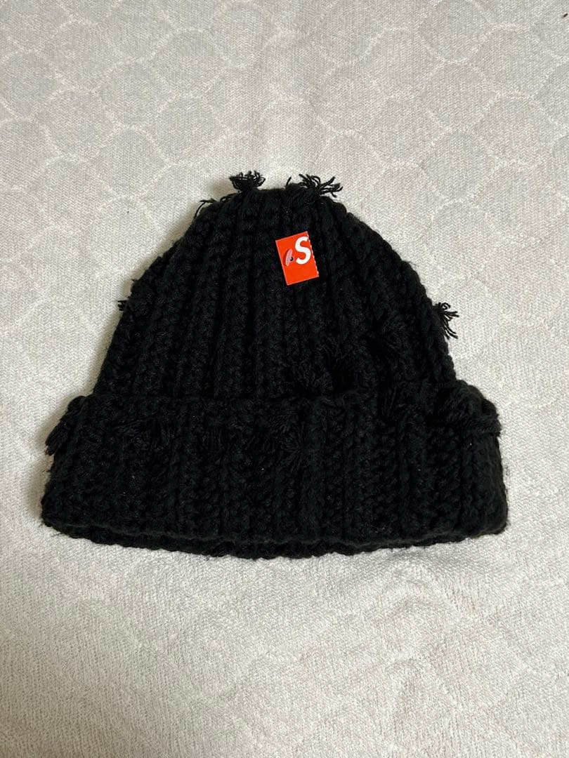 【新品】Supreme Hand Tied Beanie BLACK ビーニー