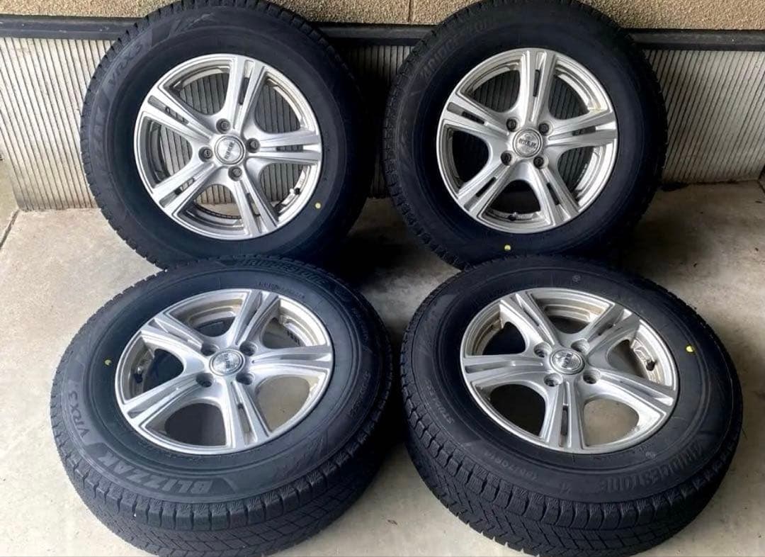 【Y 】2024年製ブリザック VRX3スタッドレス＋ホイール4本セット