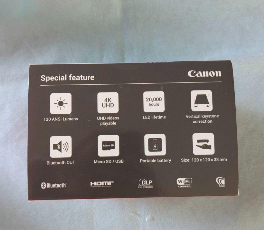 【新品未使用】キャノン　ミニプロジェクター　C-13W