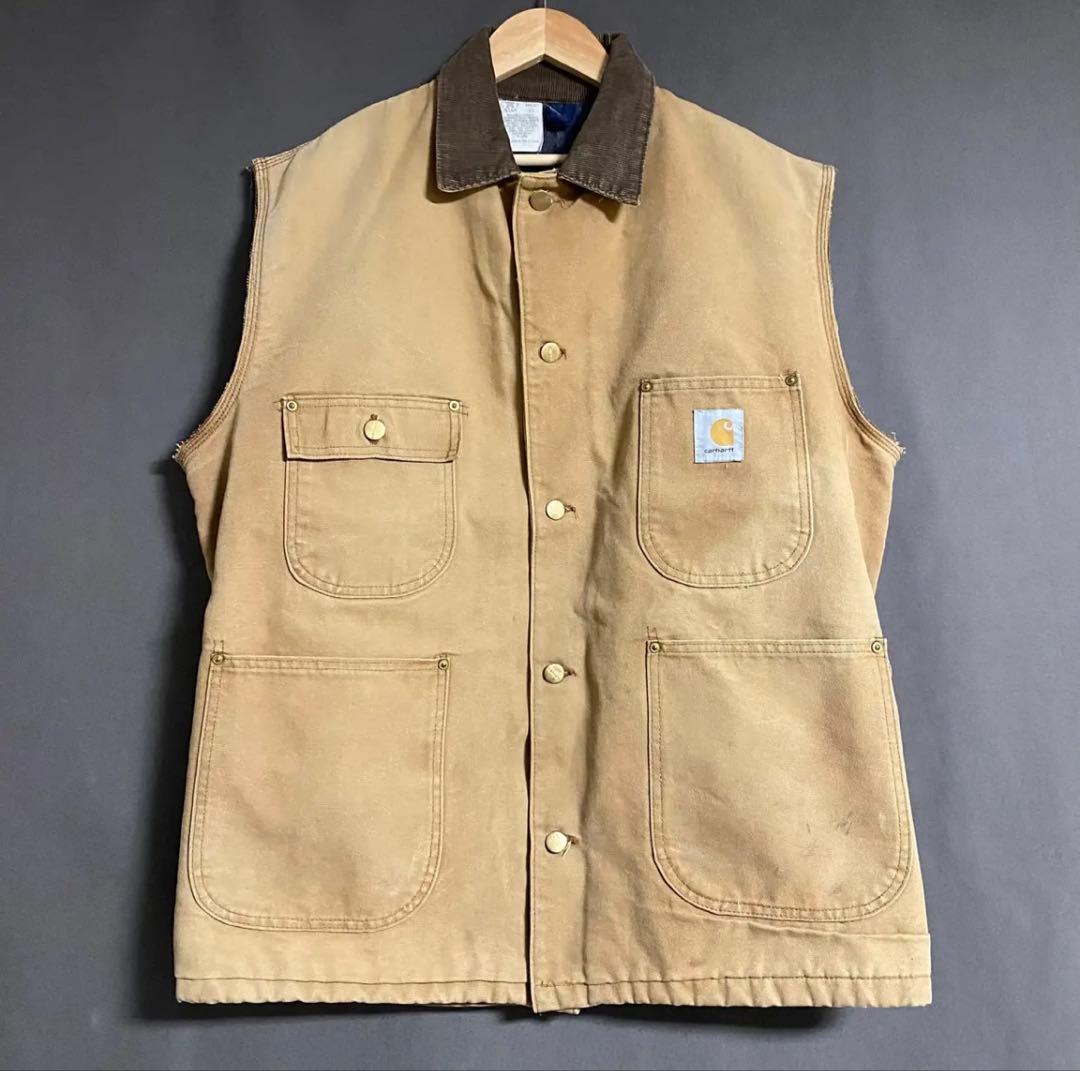 80's USA製Carhartt カーハート ミシガンチョアコート ベスト40
