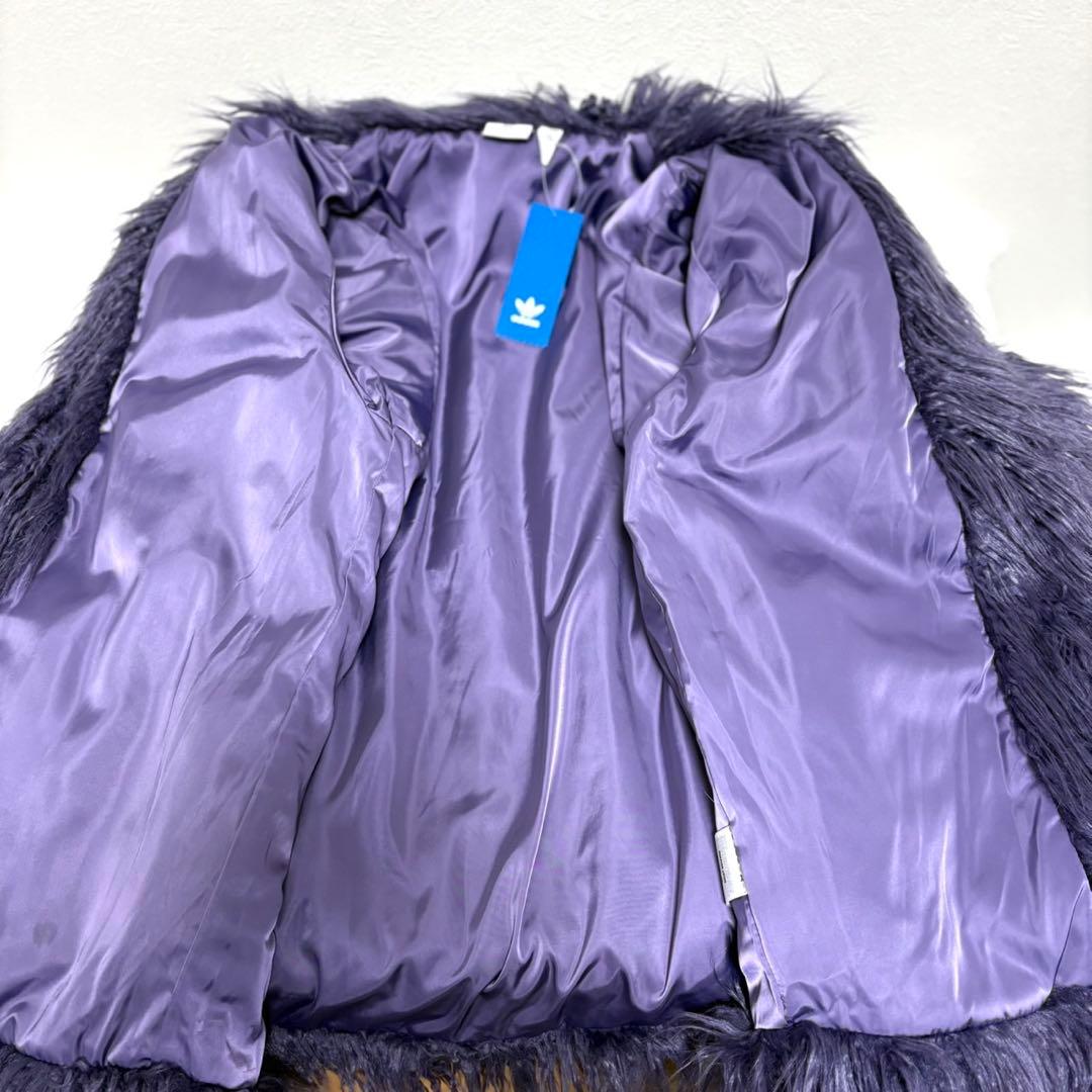 【新品タグ付】アディダス ファージャケット 紫 XL 21AW