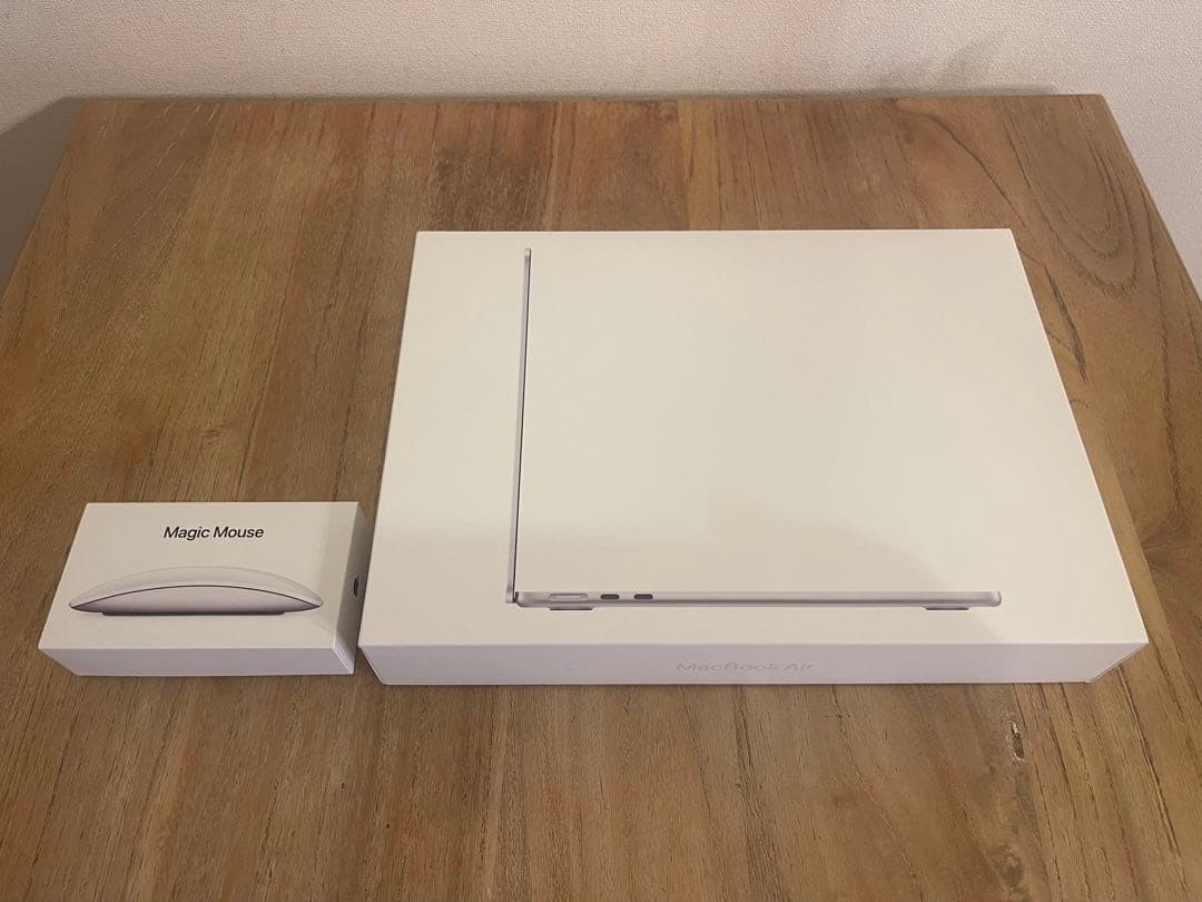 MacBook 2022モデル 13.6インチ シルバーMagicMouse付き