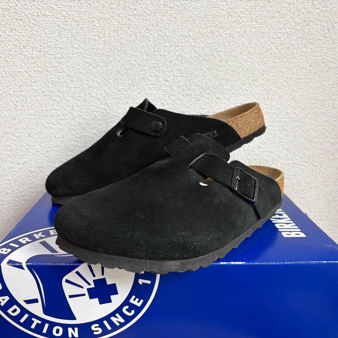 極美品◯BIRKENSTOCK BOSTON ボストン ブラックレギュラー 40