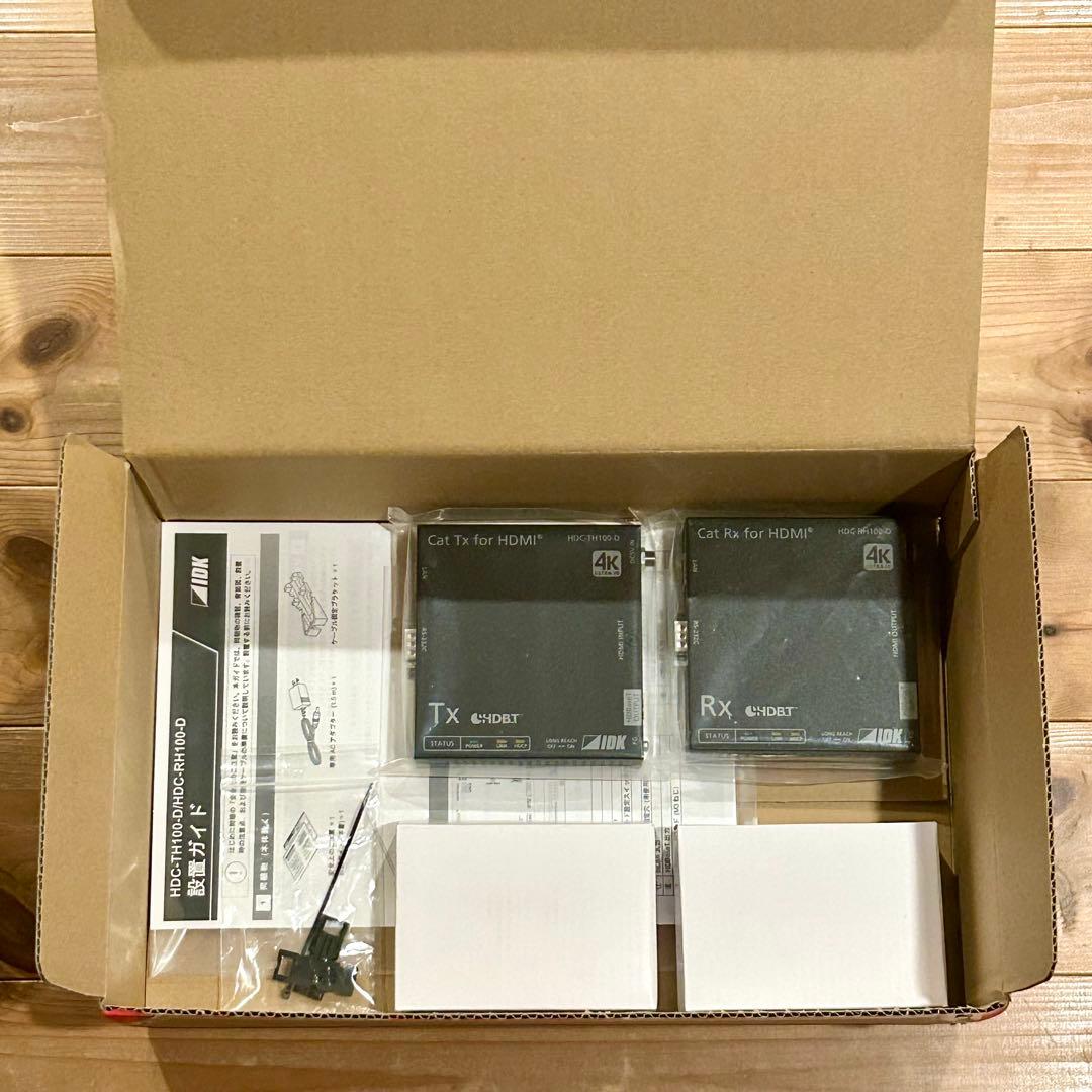 IDK HDMIエクステンダー HDC-TH100-D/RH100-D セット