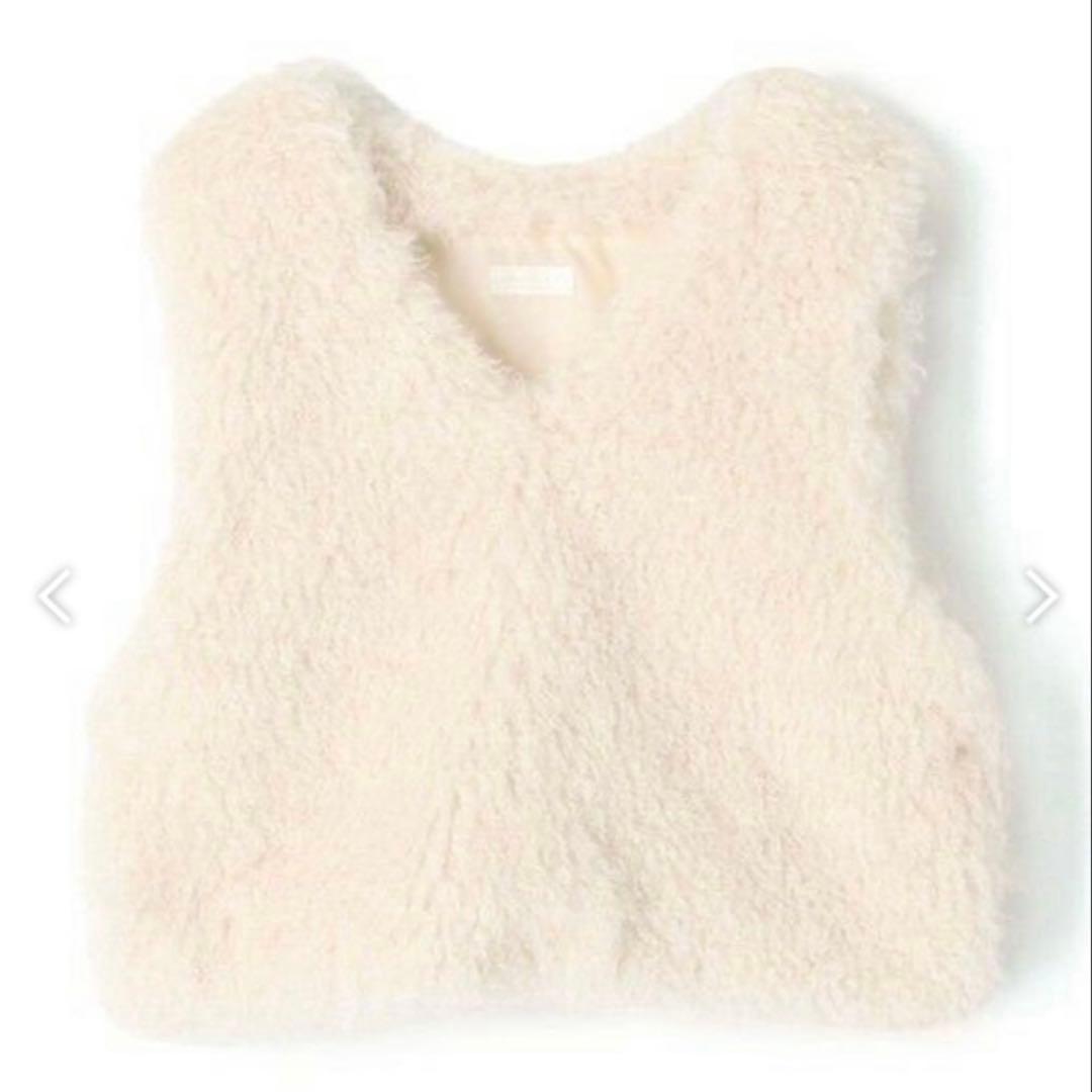 Ballsey プードルファー Vネックベスト