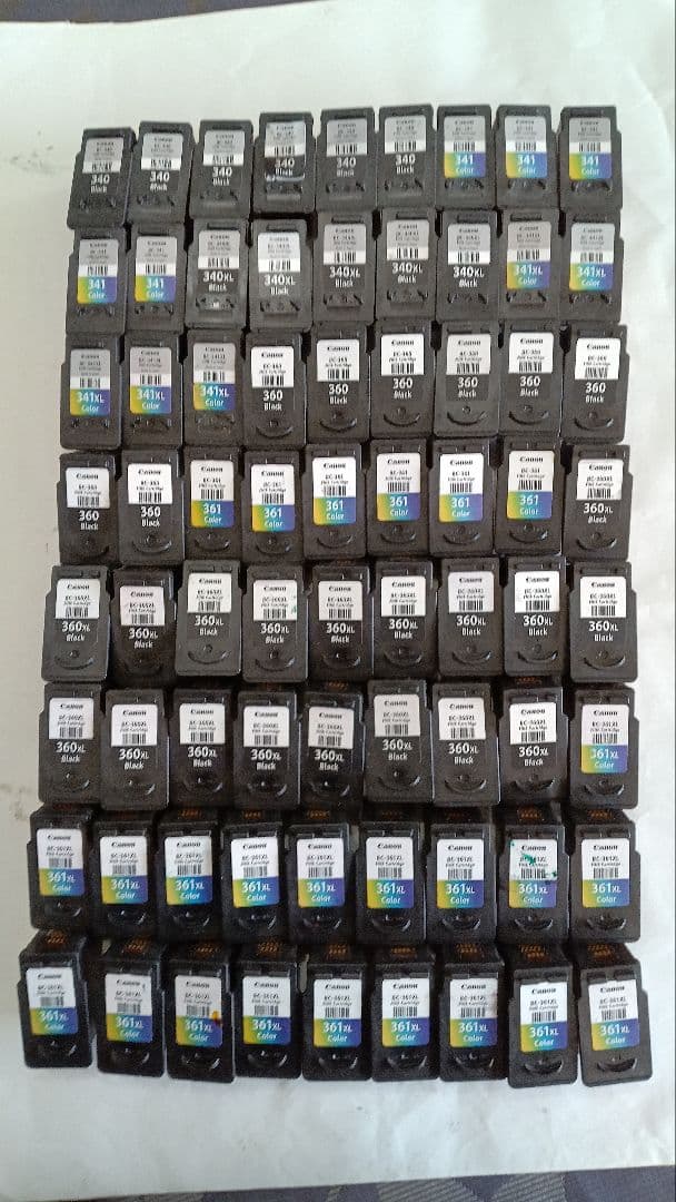 菜々子　キャノン　Canon 使用済みインク　72 個　純正