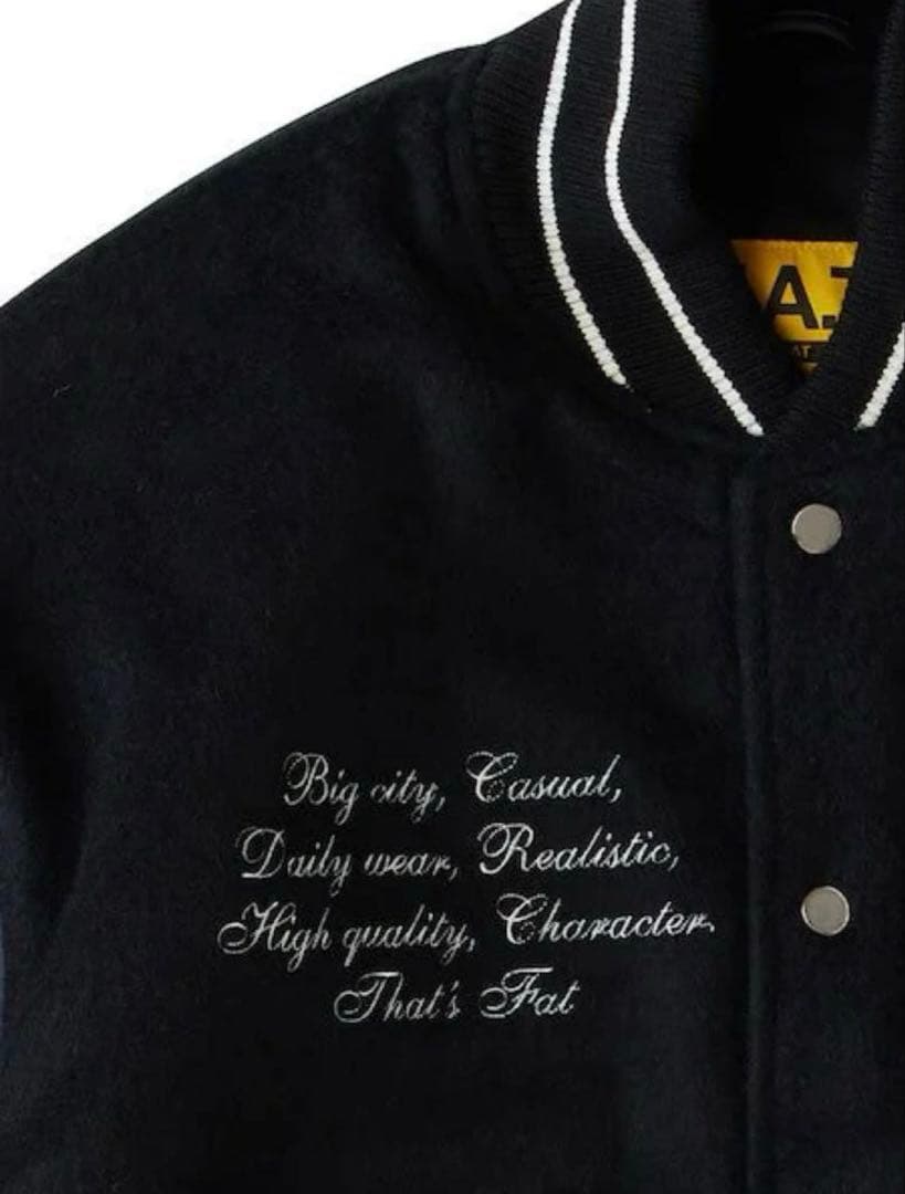 F.A.T. 2024AW スタジャン ブラック XL