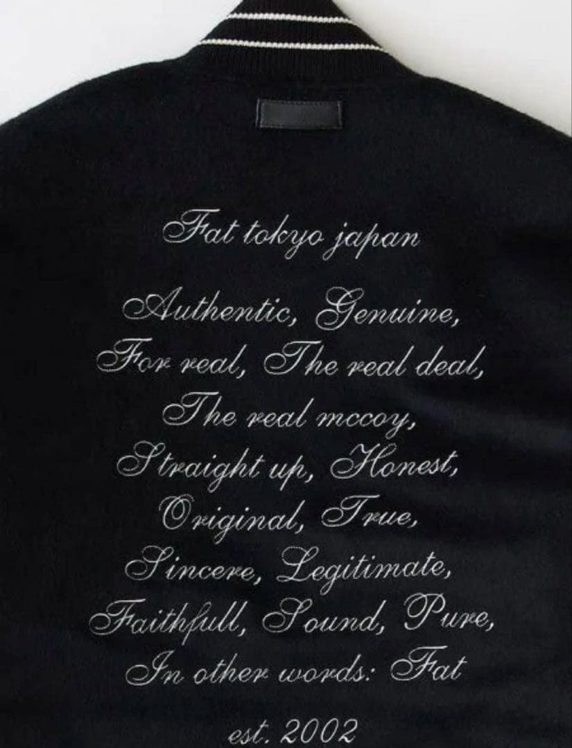 F.A.T. 2024AW スタジャン ブラック XL