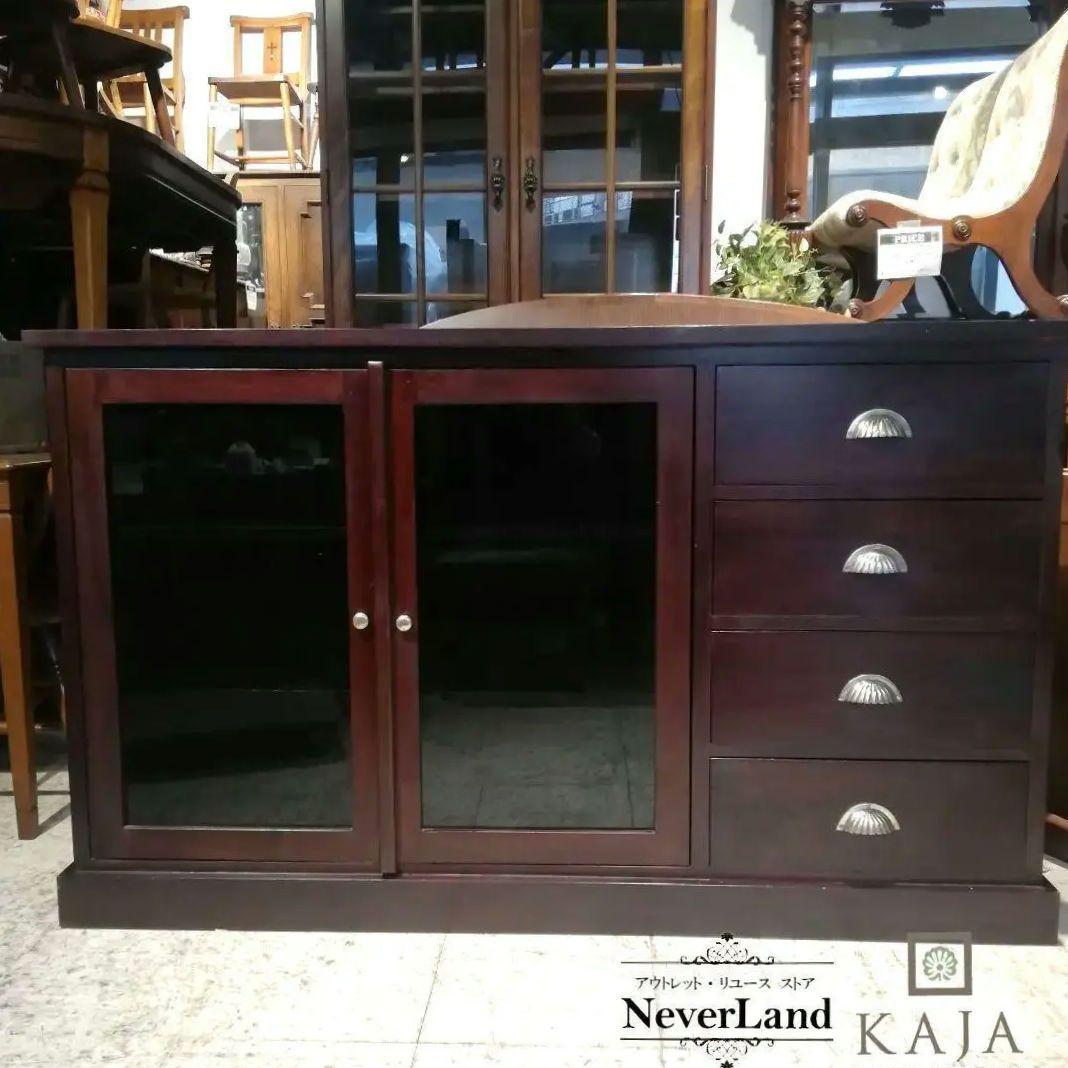 M●10月SALE　KAJA　LIBRA マホガニー 総無垢サイドボード