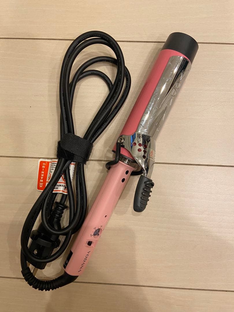 VODANA カールヘアアイロン ピンク　40mm