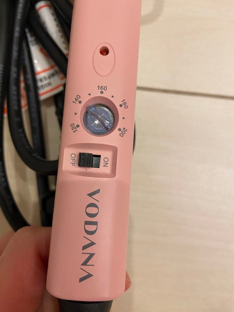 VODANA カールヘアアイロン ピンク　40mm