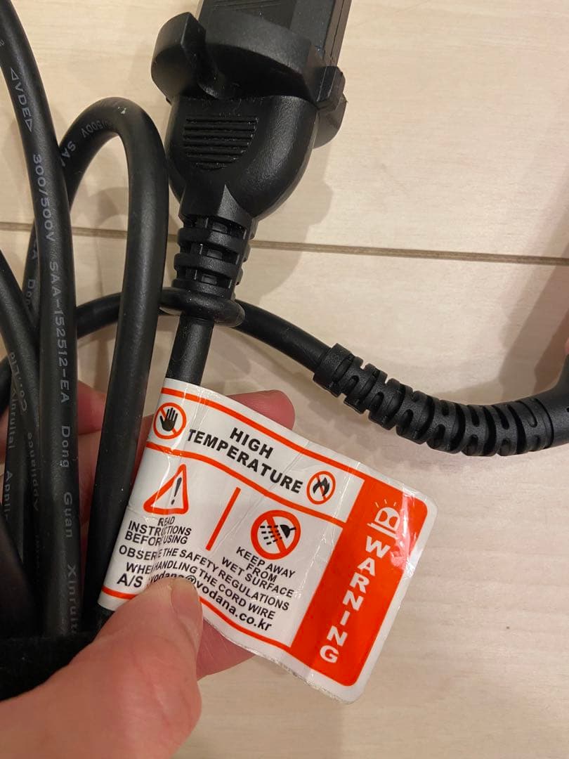 VODANA カールヘアアイロン ピンク　40mm