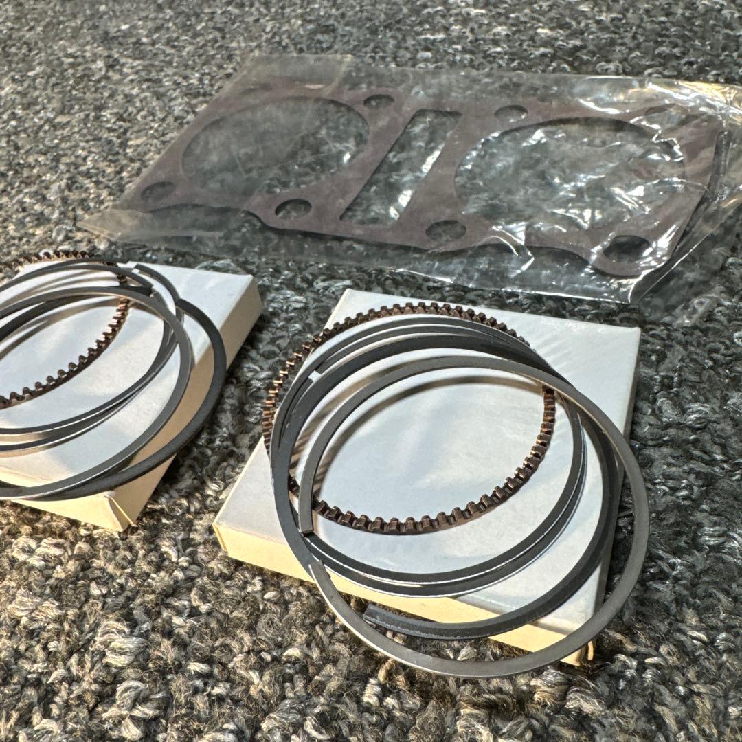 新品 未使用 カワサキ Z250FT ピストンリング &ガスケットset
