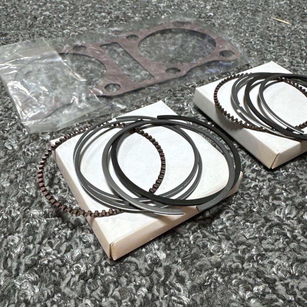新品 未使用 カワサキ Z250FT ピストンリング &ガスケットset