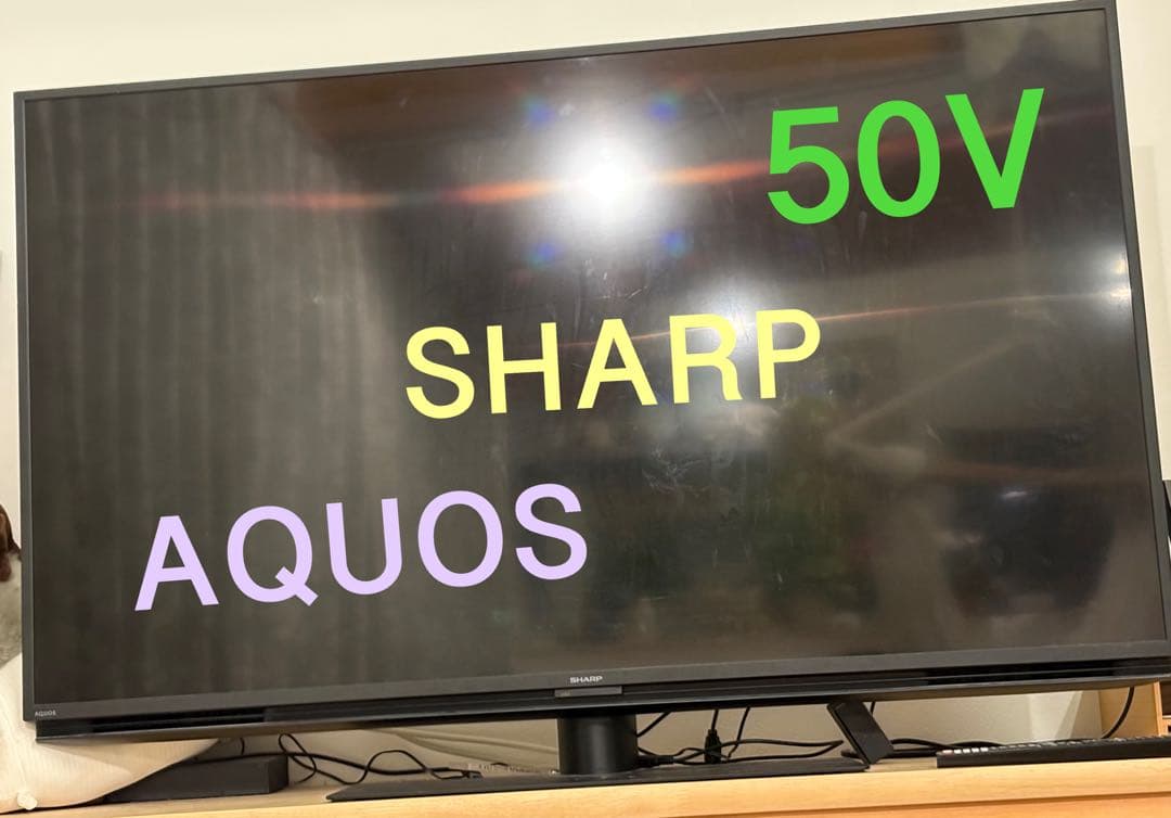 SHARP AQUOS 4K液晶テレビ 本体　4T-C50DL1 2021年製
