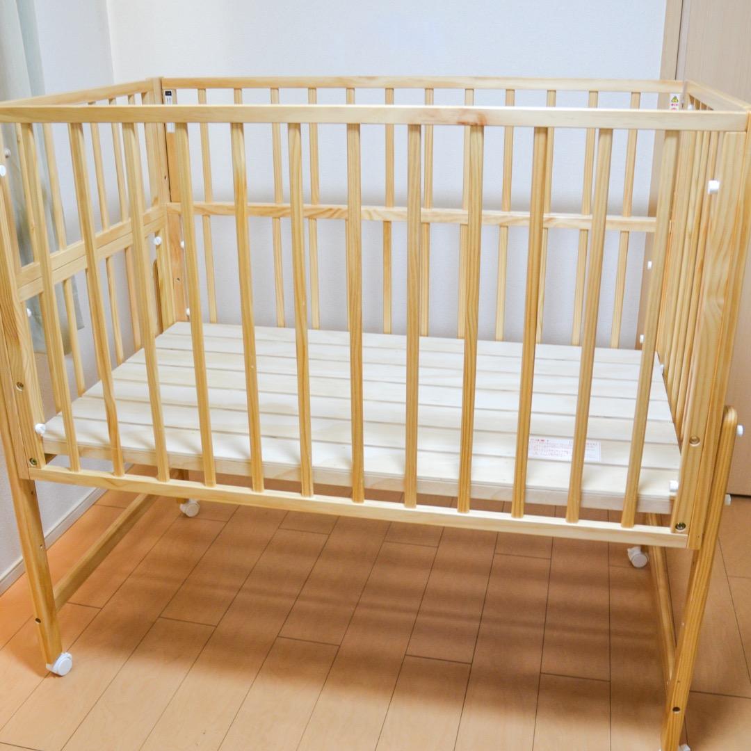 覚醒さん【良品】 トール Wオープン ベビーベッド yamatoya