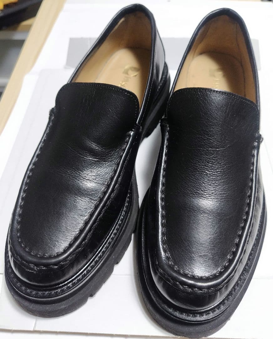 ✦極美品✦ PASCUCCI ローファー パスクッチ 厚底 黒 36 スリッポン