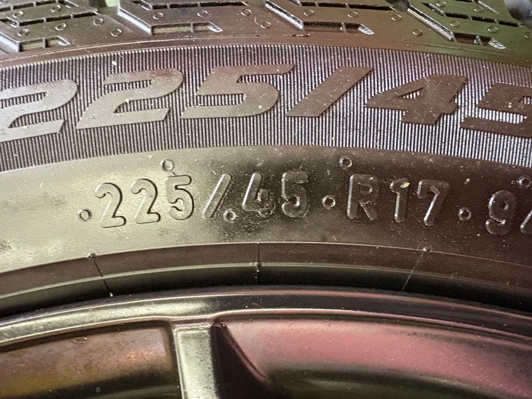 ① 送料込◎MINI等へ MAK アルミ&スタッドレス【225/45R17】