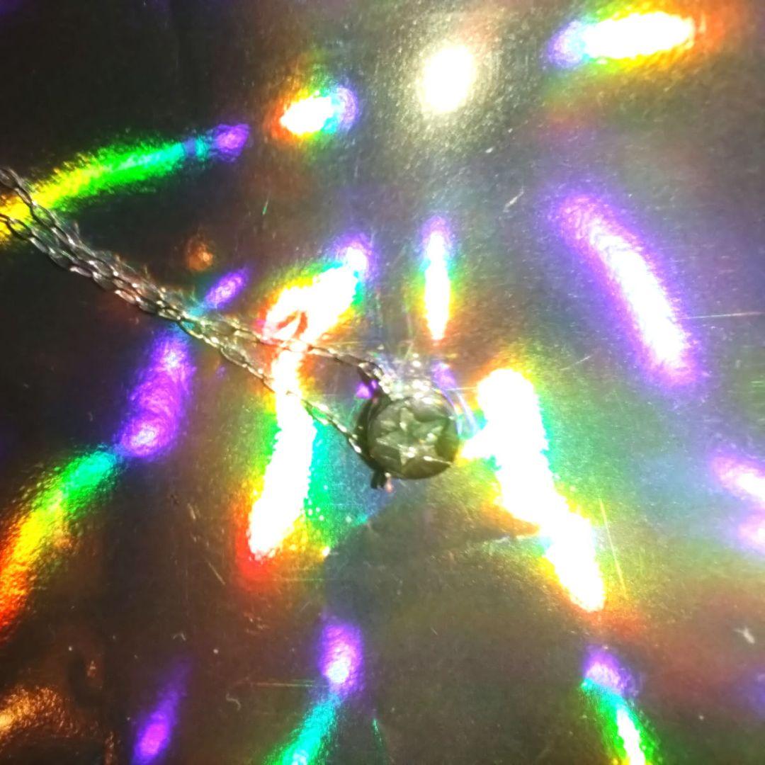 K18WGネックレス　ダイヤモンド0.2ct　綺麗なダイヤ