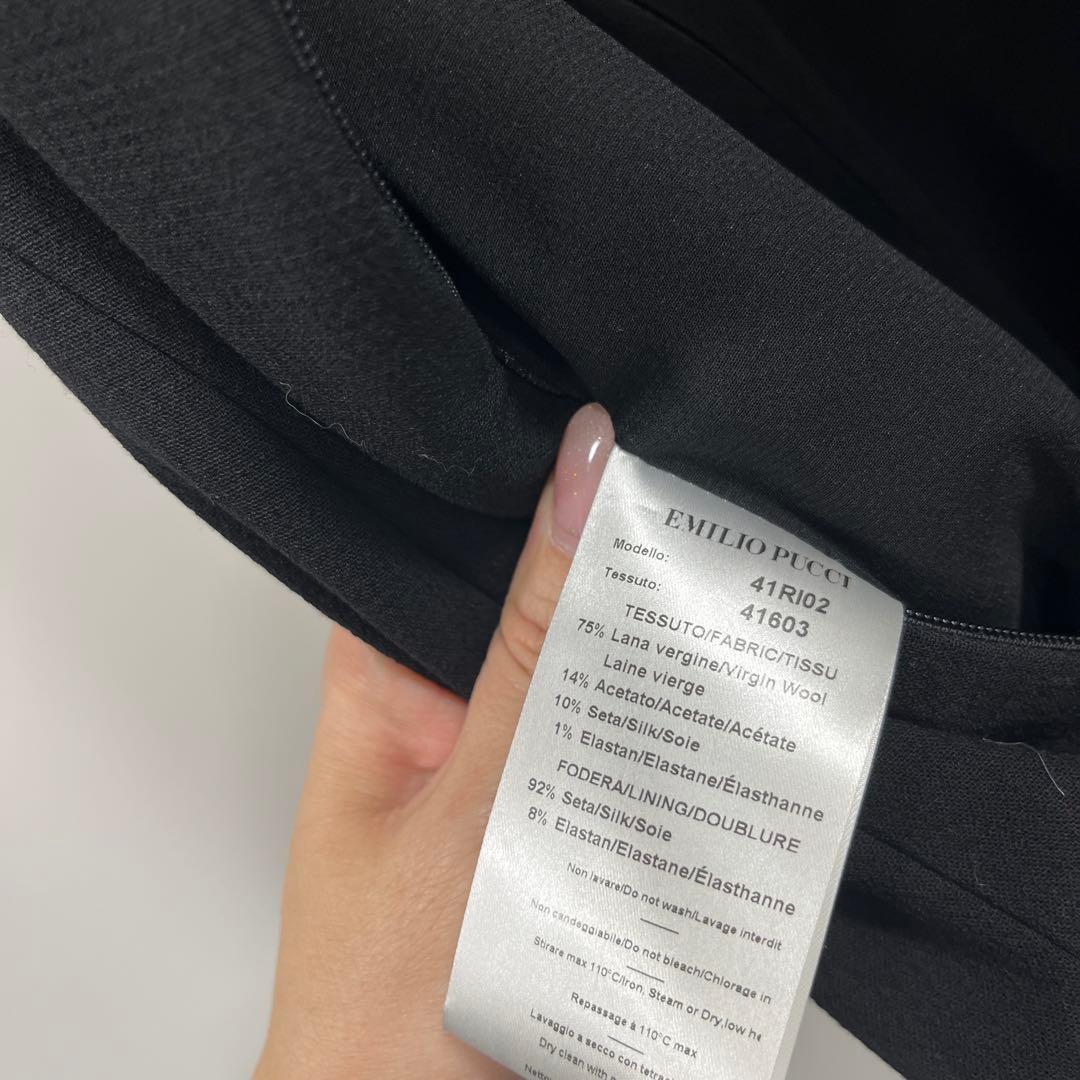 にゃんじゃEMILIO PUCCI ノースリーブワンピース 黒