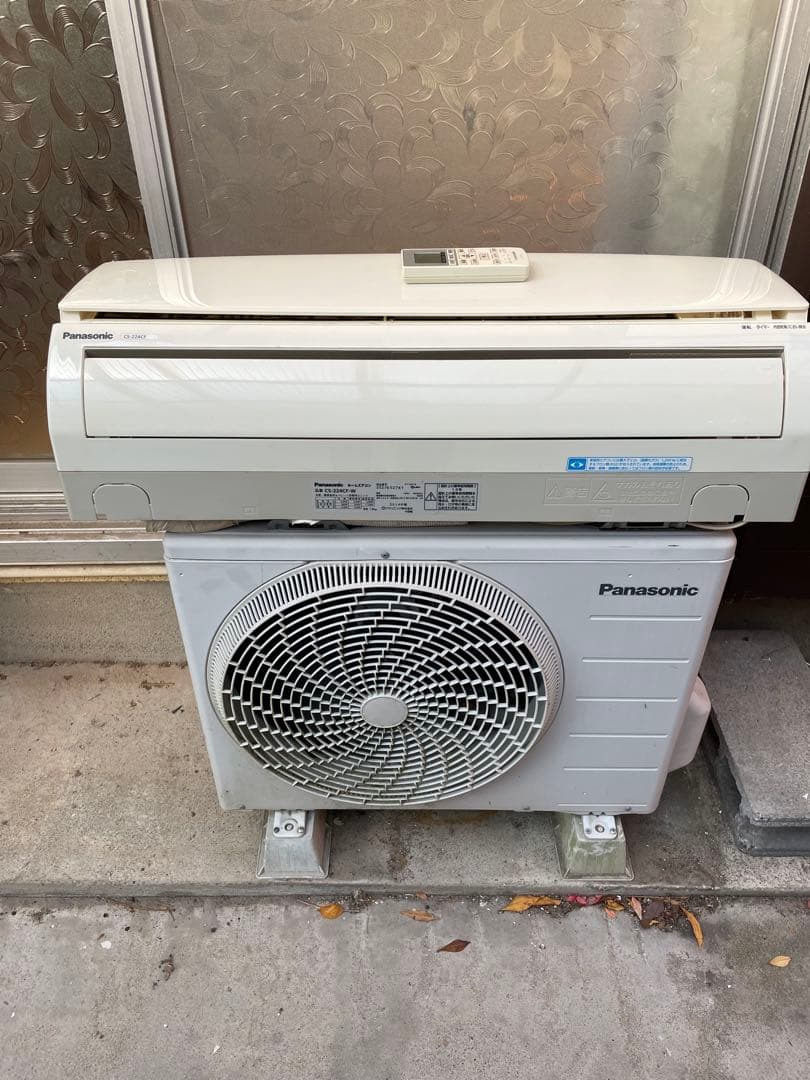 Panasonic CS-224CF エアコン本体　リモコン付2014年製動作品