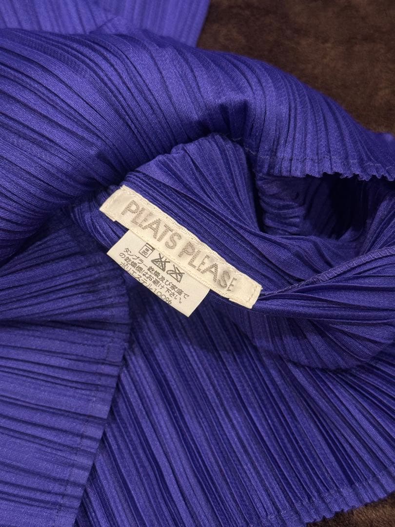 PLEATS PLEASE 紫 プリーツ 半袖 Tシャツ サイズ4