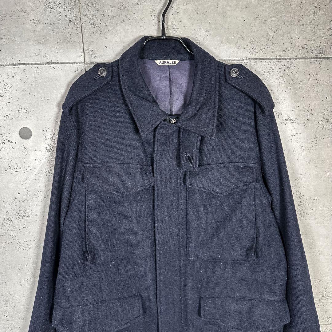 K*b様 美品AURALEE オーラリー　M-65 メルトンジャケット　3 ネイ