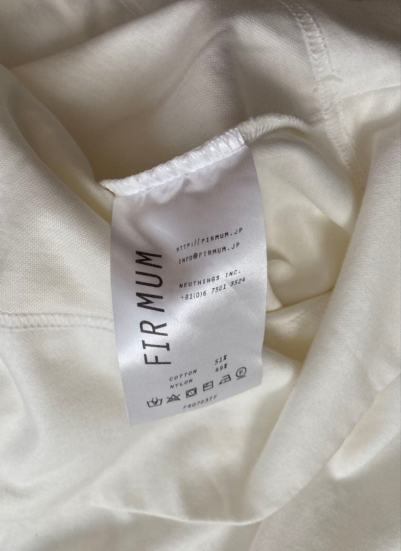 ほぼ未使用 FIRMUM｜フィルマム クルーネックカットソー プルオーバー