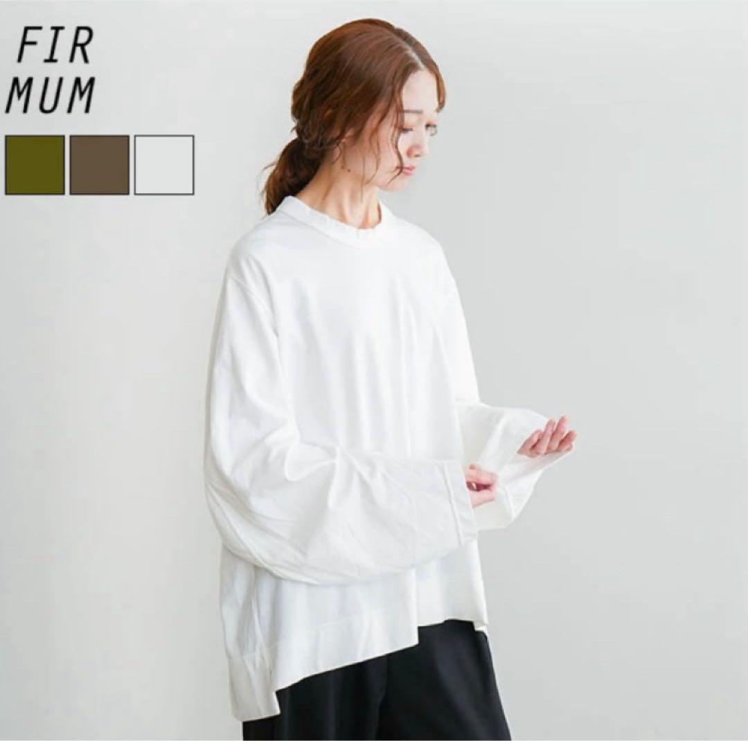 ほぼ未使用 FIRMUM｜フィルマム クルーネックカットソー プルオーバー