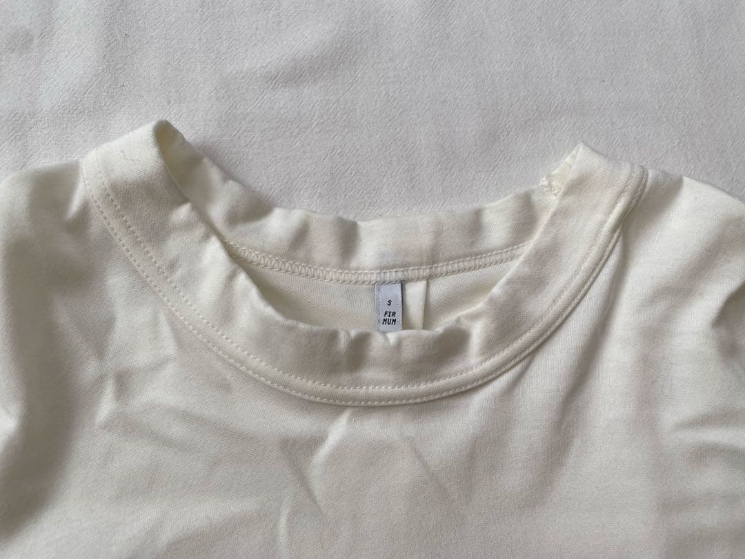 ほぼ未使用 FIRMUM｜フィルマム クルーネックカットソー プルオーバー