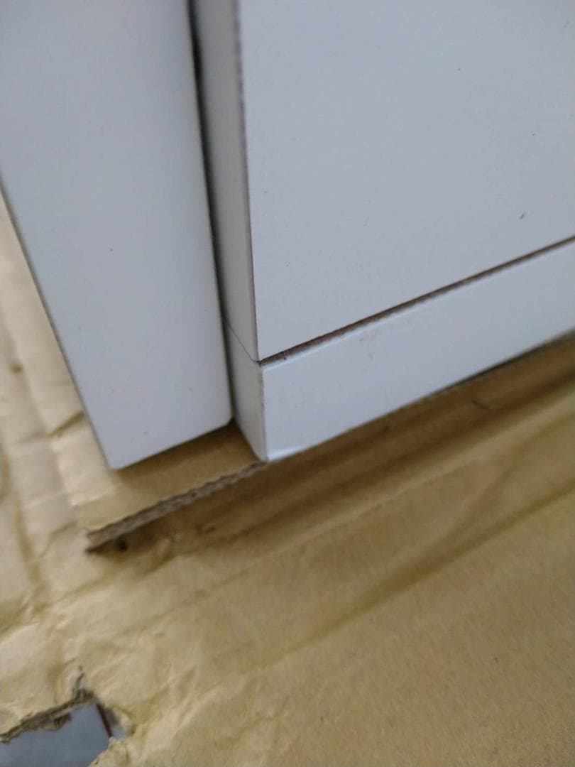 ◎6084 ステンレス頑丈ハイカウンター幅90 ホワイト