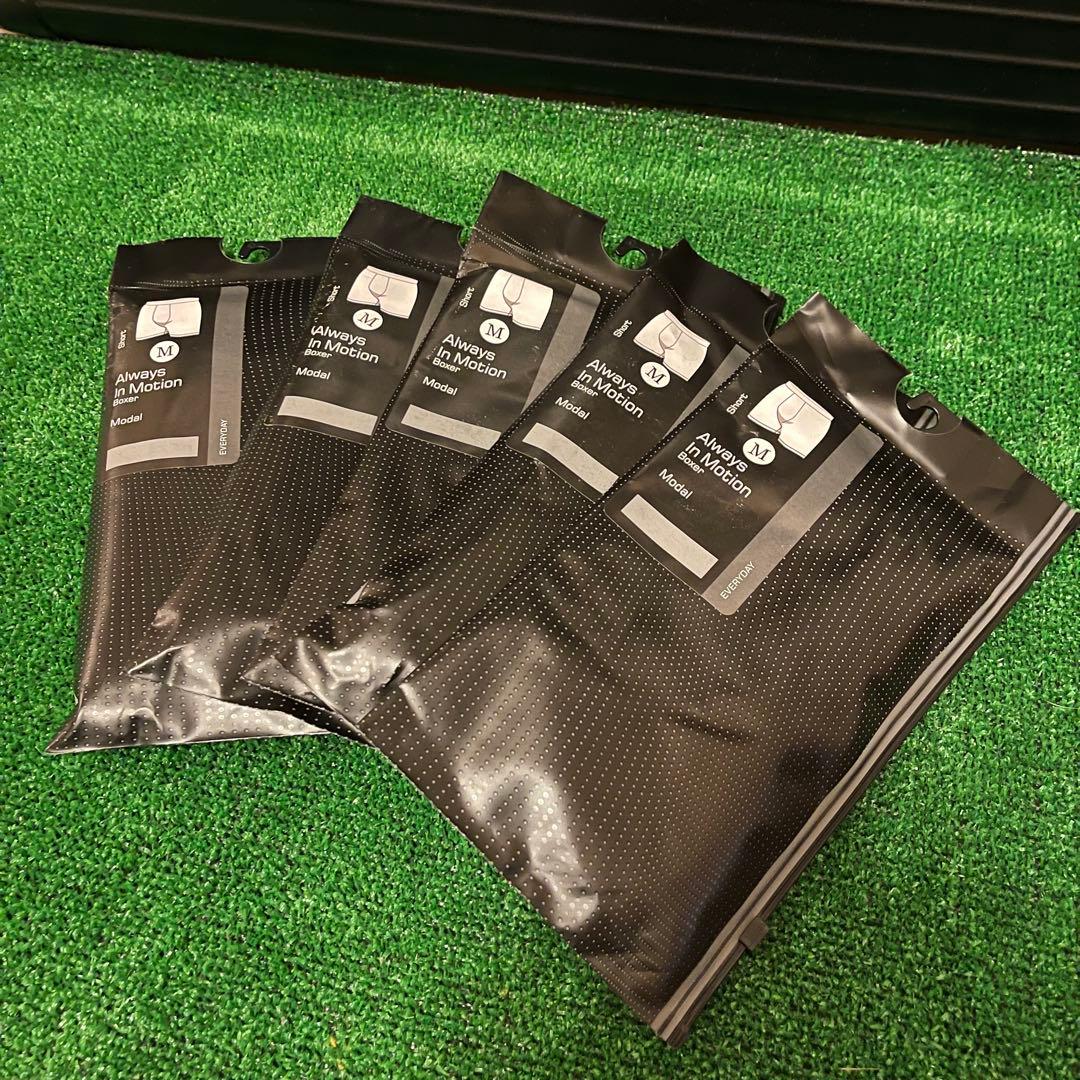 【黒M】lululemon Always In Motionボクサーパンツ 5点