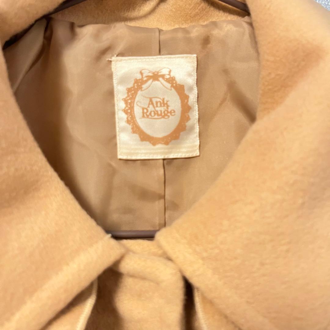 Ank Rouge ベージュ ケープコート ポンチョ