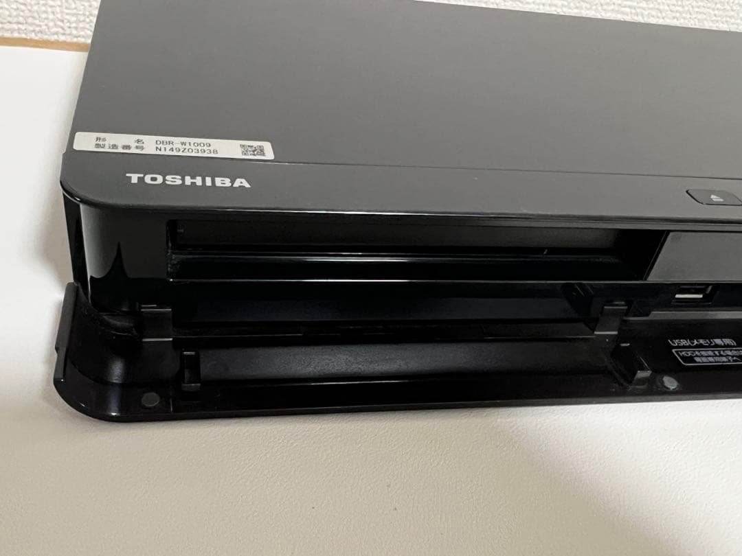 TOSHIBA ブルーレイレコーダー REGZA DBR-W1009 リモコン付
