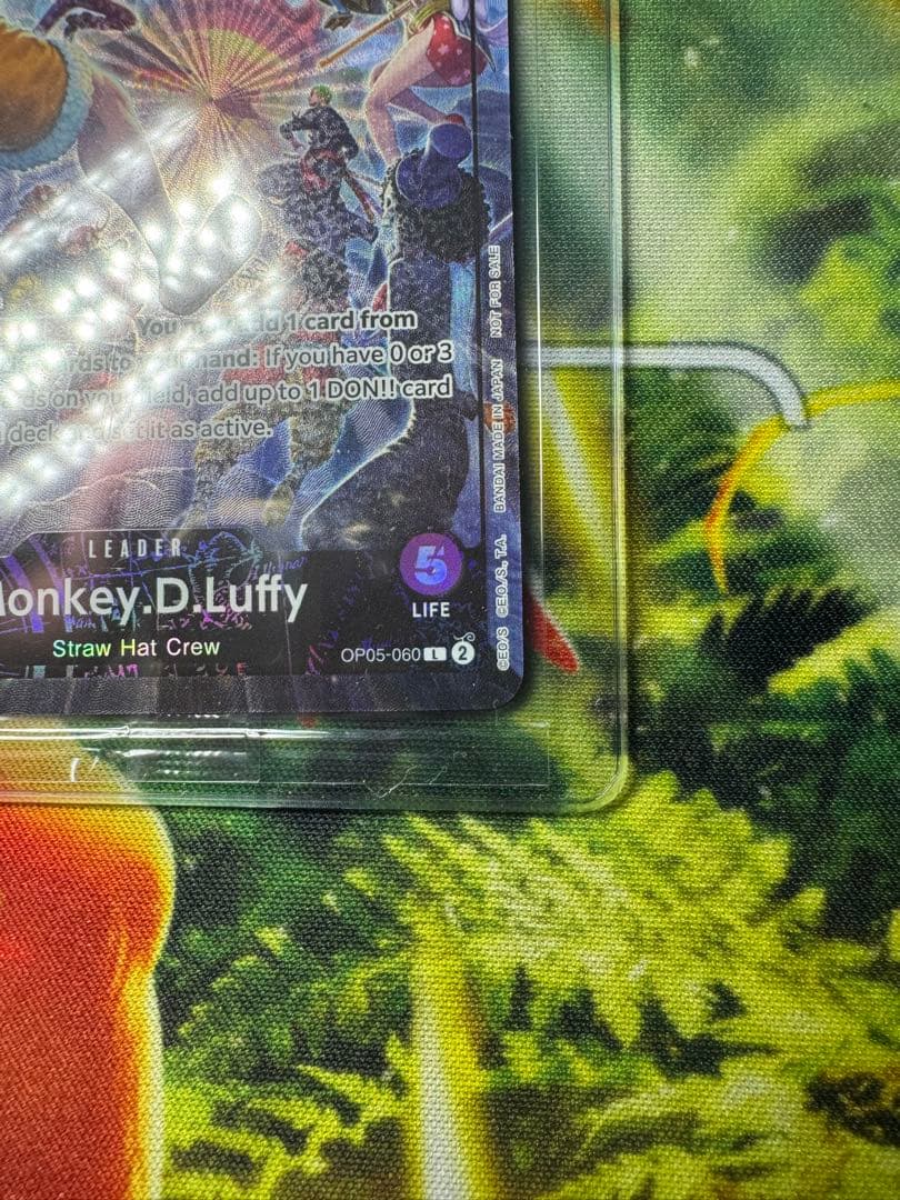 ワンピースカード ルフィ OP05-060 PSAマガジン プロモ　未開封