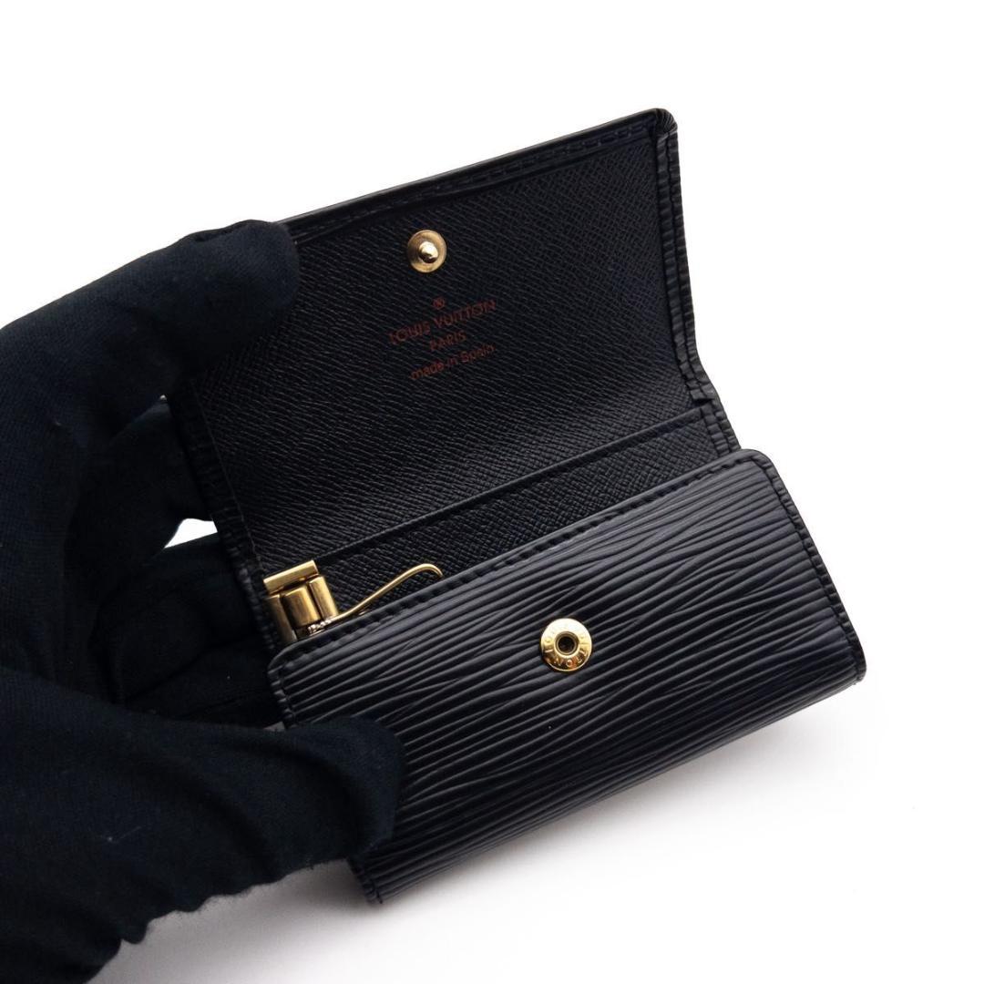 【超極美品】ルイヴィトン　ミュルティクレ6 エピ　キーケース　黒　ノワール