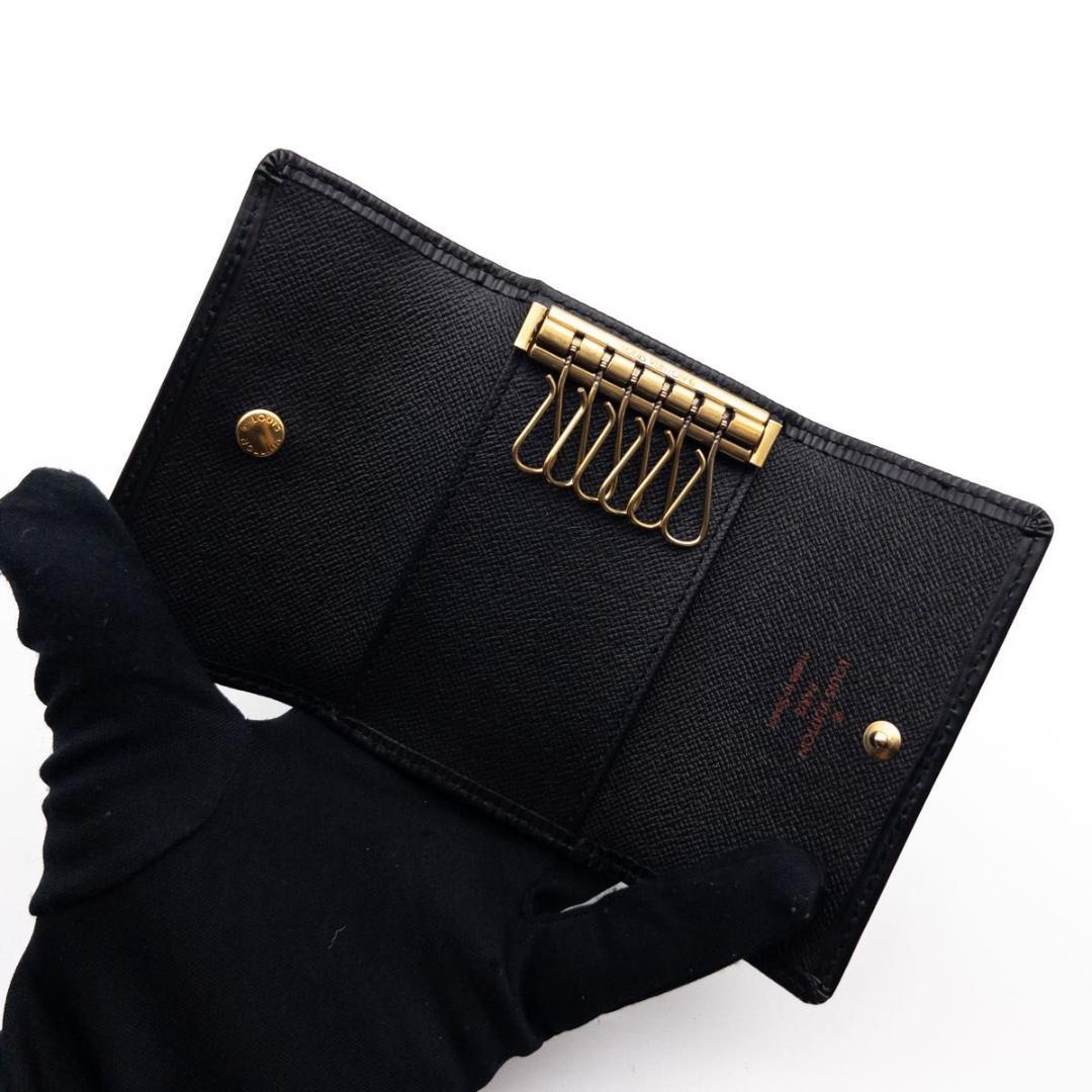 【超極美品】ルイヴィトン　ミュルティクレ6 エピ　キーケース　黒　ノワール