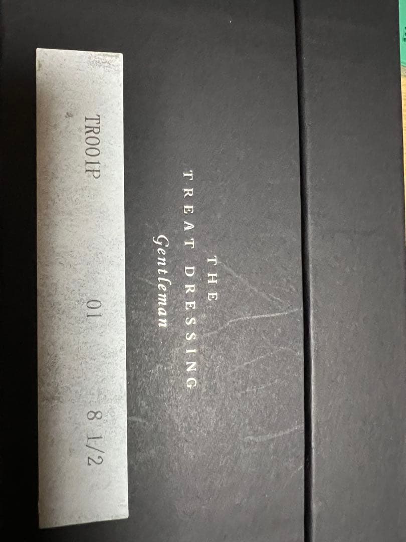 TREAT DRESSING ブラック ドレスシューズ 8 1/2