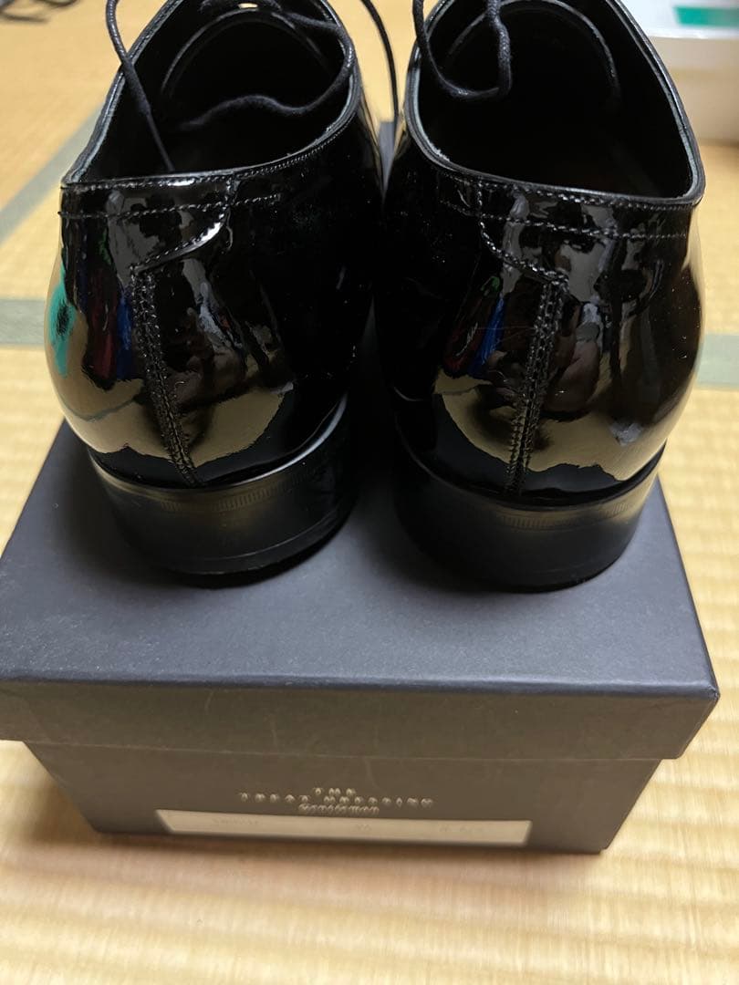 TREAT DRESSING ブラック ドレスシューズ 8 1/2