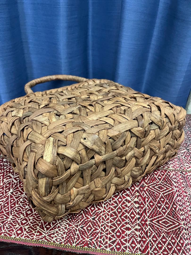 山葡萄　かごバッグ　乱れ編み