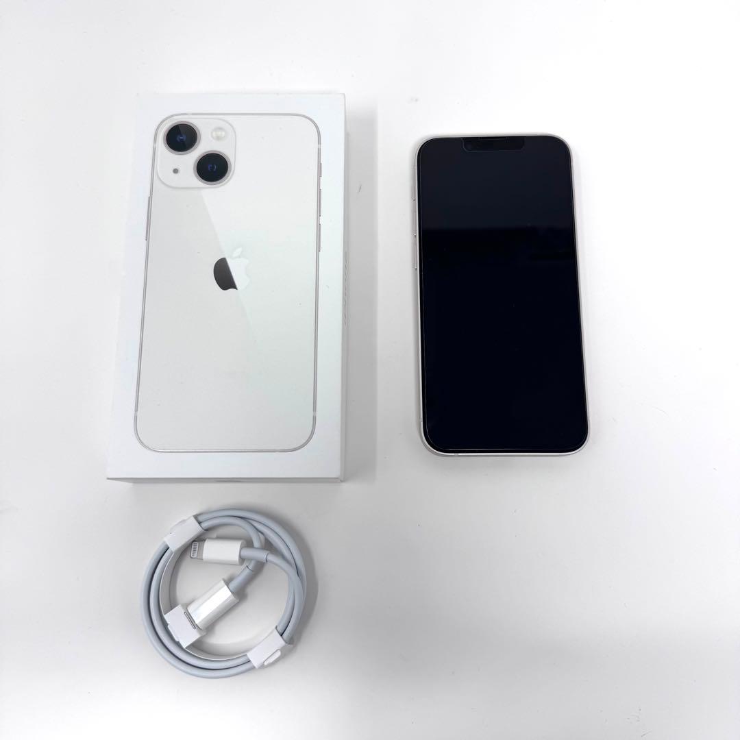 Apple iPhone 13 mini スターライト 本体 充電ケーブル付き