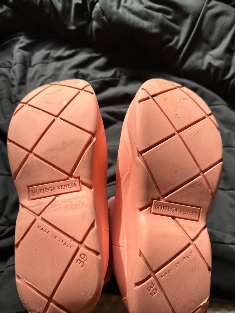 靴 Bottega Veneta puddle boots pink