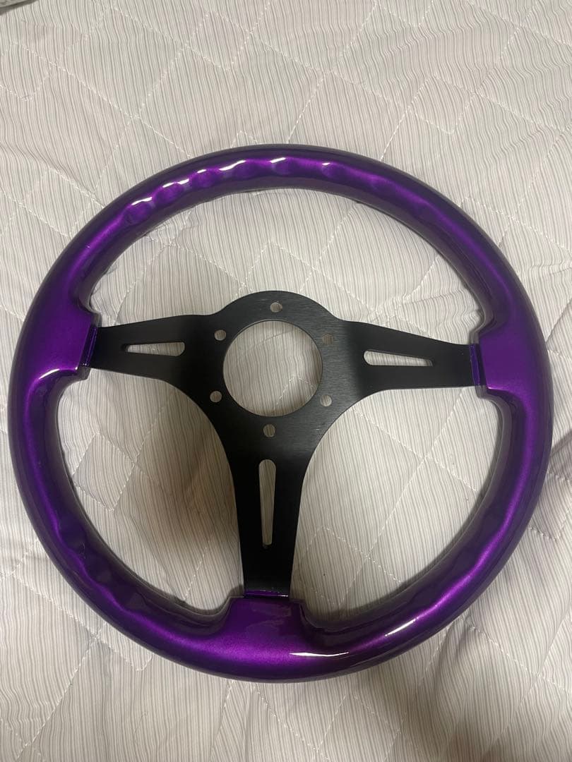 アベニューパフォーマンス　パープルｘブラック　ステアリング　USDM　ハンドル